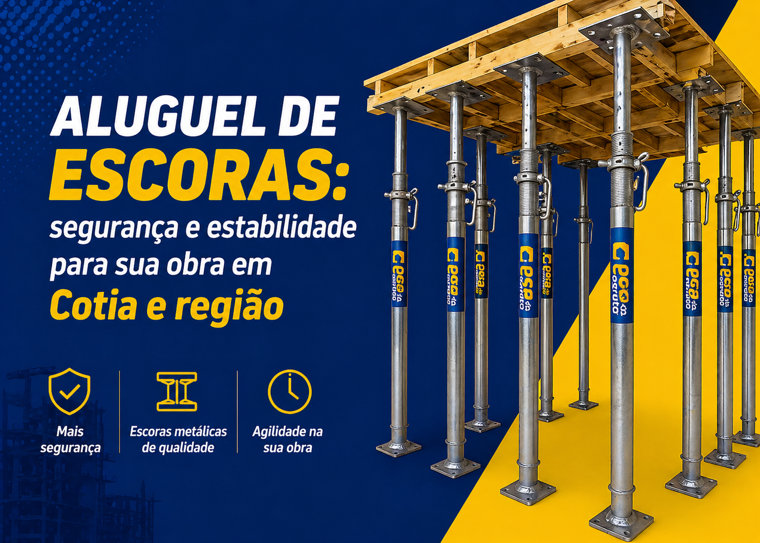 No momento, você está visualizando Aluguel de Escoras
